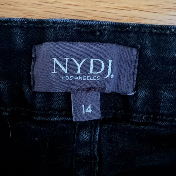 NYDJ Barbara Bootcut Jeans In High Stretch Denim Size 14 - Picture 2 of 12